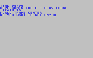 Subway Scavenger - Commodore 64 game