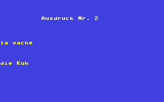 Sur le Bon Chemin - Commodore 64 game