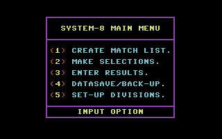 System 8 - The Pools Predictor