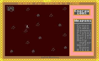 Search for Dracula's Tomb, The - Commodore 64 game