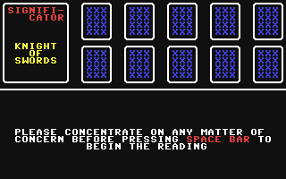 Tarot - Commodore 64 game