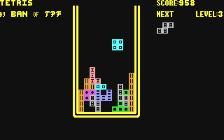 Tetris - Commodore 64 game