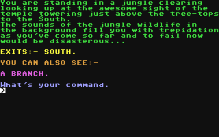 Temple Curse, The - Commodore 64 game