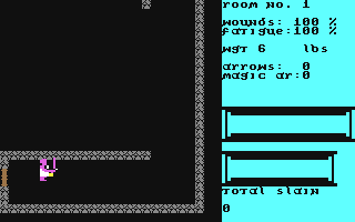 Temple of Apshai, The - Commodore 64 game