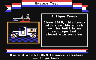 Toy Shop, The - Commodore 64 game