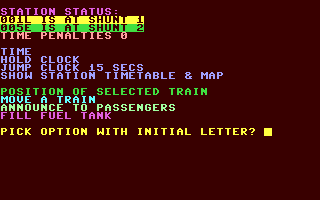 Train Game, The - Commodore 64 game