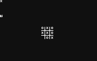 Tic Tac Toe - Commodore 64 game