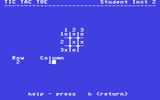 Tic Tac Toe - Commodore 64 game