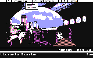 Ticket to London - Commodore 64 game