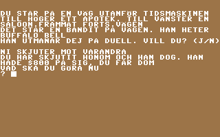 Tillbaka till nutiden - Commodore 64 game
