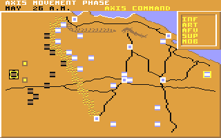 Tobruk - The Clash of Armour - Commodore 64 game