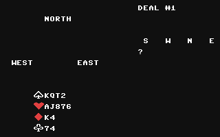 Tom Throop's Bridge Baron - Commodore 64 game