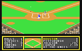 Tony LaRussa's Ultimate Baseball - Commodore 64 game