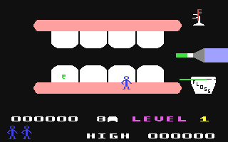 Tooth Invaders - Commodore 64 game
