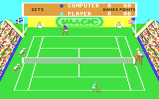 Tournament Tennis - Commodore 64 game