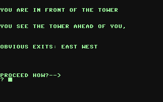 Tower of Fear - Commodore 64 game