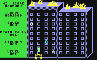 Towering Inferno - Commodore 64 game
