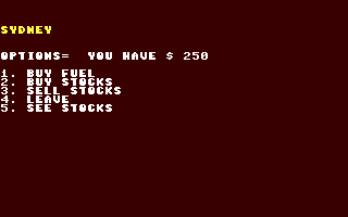 Trader - Commodore 64 game