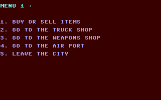 Trader III - Commodore 64 game