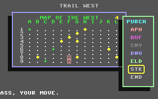 Trail West - Commodore 64 game