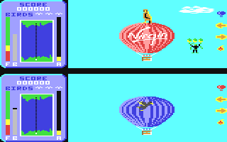 Trans-Atlantic Balloon Challenge - Commodore 64 game