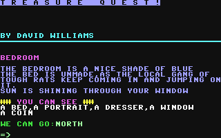 Treasure Quest - Commodore 64 game