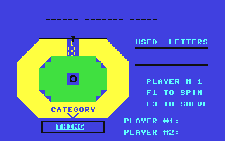 Treasure Wheel - Commodore 64 game