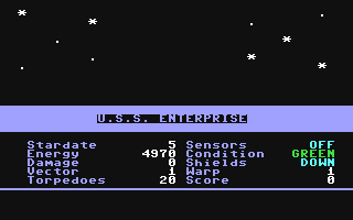 Trekstar - Commodore 64 game