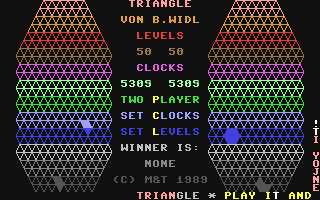 Triangle - Commodore 64 game