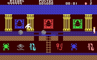 Tumba Egipcia - Commodore 64 game