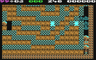 Two Boulder Games - Commodore 64 game