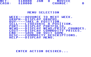 Tycoon - The Commodity Market Simulation