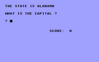 United States of America, The - Commodore 64 game