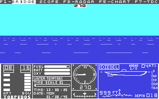 Up Periscope! - Commodore 64 game
