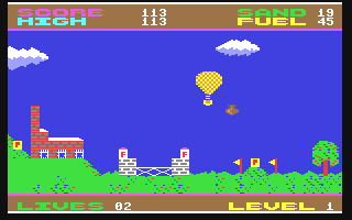 Up Up and Away - Commodore 64 game