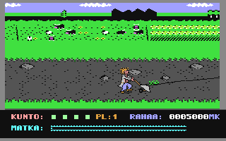 Uuno Turhapuro muuttaa maalle - Commodore 64 game