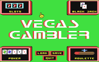 vegas Gambler - Commodore 64 game