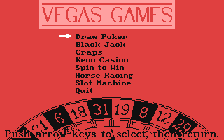 vegas Games - Commodore 64 game