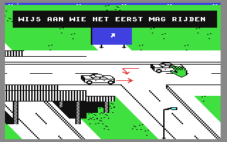 verkeersrally - Commodore 64 game