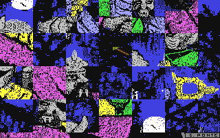 video Puzzle - Commodore 64 game