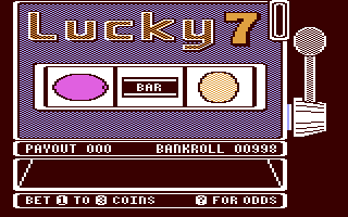 video vegas - Commodore 64 game