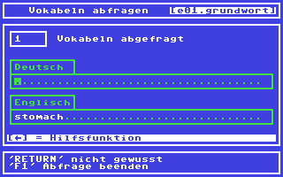 vokabeltrainer - Commodore 64 game