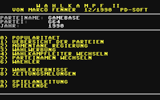 Wahlkampf II - Commodore 64 game