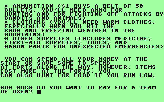 Westward Ho! - Commodore 64 game