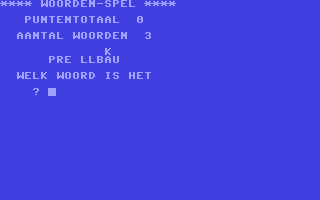 Woorden-Spel