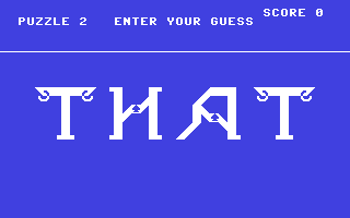 Word Puzzle! - Commodore 64 game