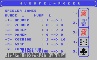 Wurfelpoker