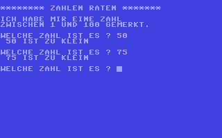 Zahlen raten