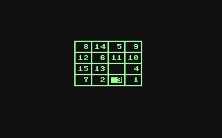 Zahlenpuzzle - Commodore 64 game