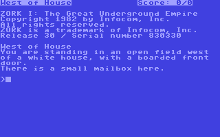 Zork I - The Great Underground Empire